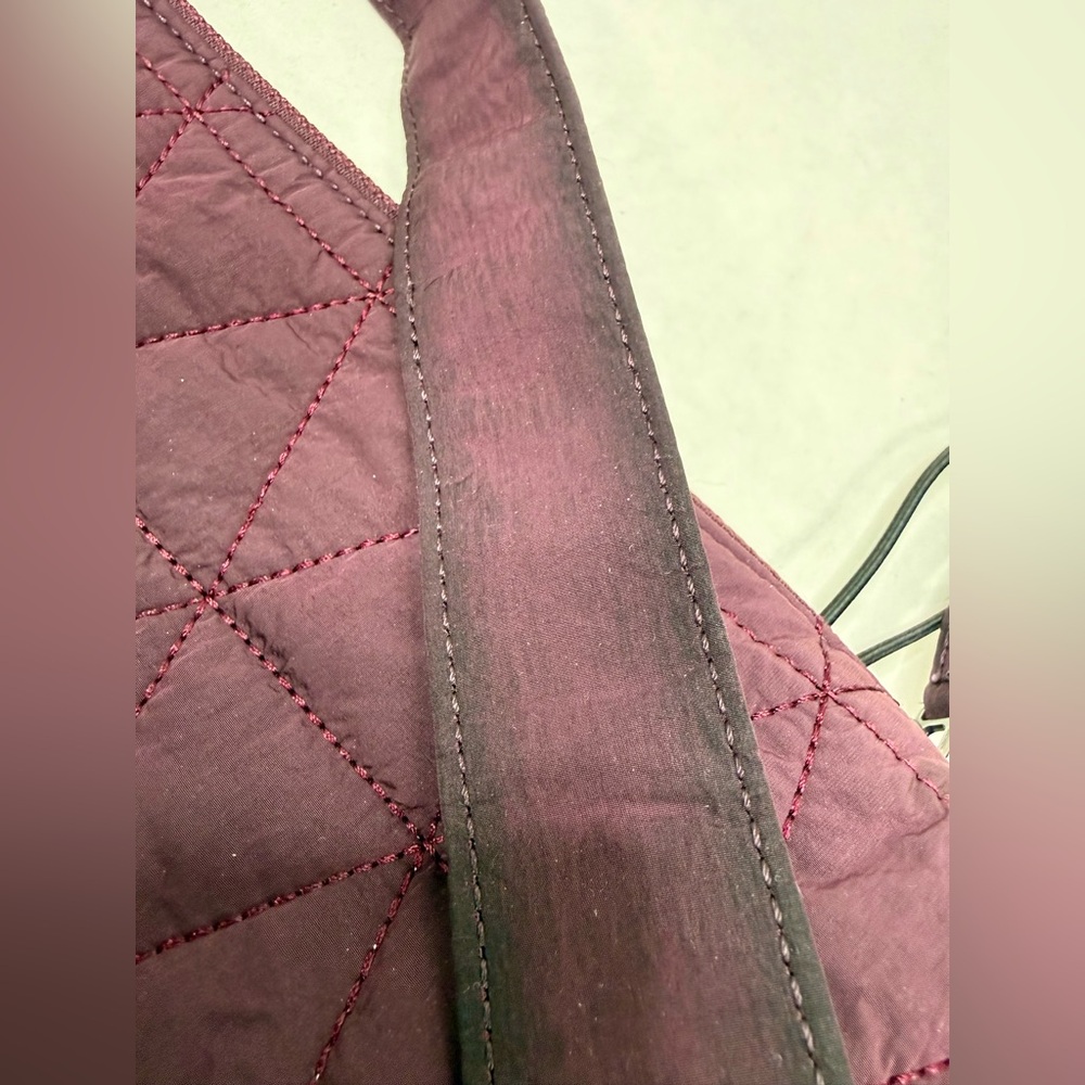 Athleta All About Quilted Berry Crossbody Bag - Picture 3 of 4